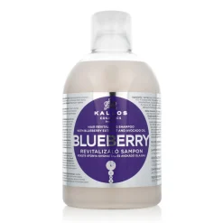 Blueberry Kallos Hair Shampoo With Extract And Avocado Oil 1000 ml