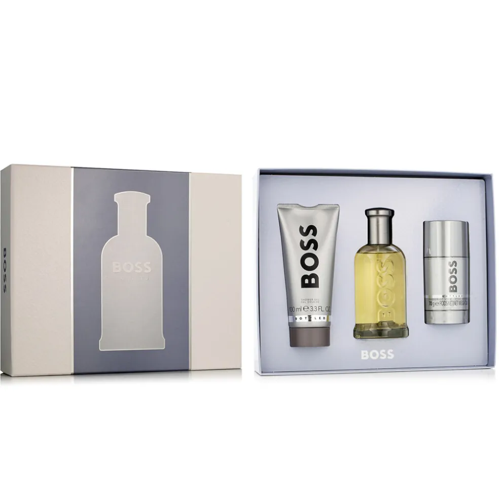 Boss Bottled EDT 100 ml + DST 75 ml + SG 100 ml (man)
