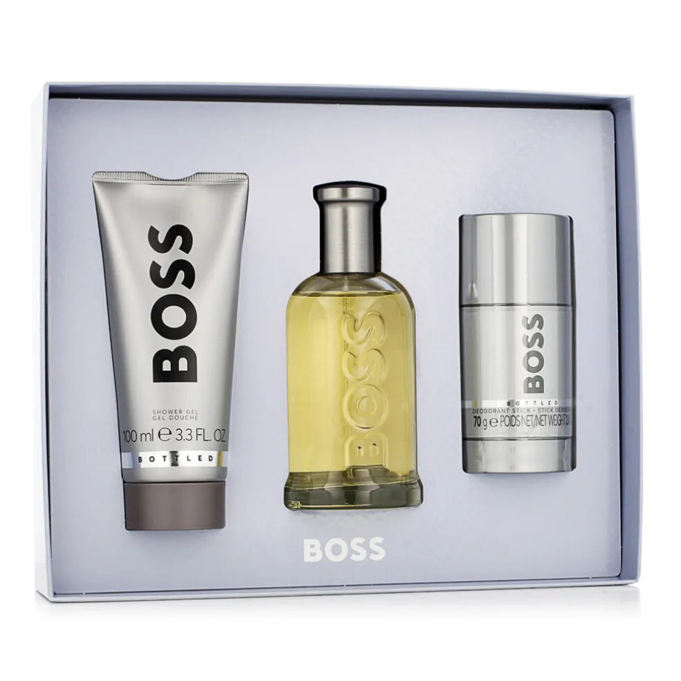 Boss Bottled EDT 100 ml + DST 75 ml + SG 100 ml (man)