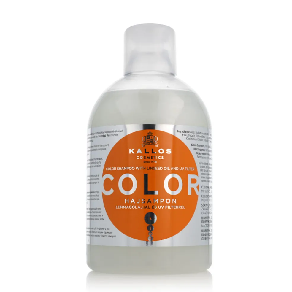 Color Kallos Hair Shampoo With Linseed Oil And UV Filtr 1000 ml