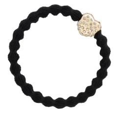 Gold Diamanté Bubble Heart