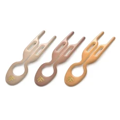 Nº 1 Hairpin Paris Collection (Satin Sand, Smooth Caramel, Soft Beige) 3 St.