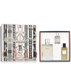 Terre D'Hermès Eau Givrée EDP nachfüllbar 100 ml + EDP MINI 12,5 ml + SG 80 ml (man)