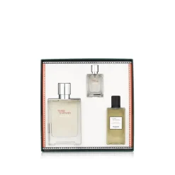Terre D'Hermès Eau Givrée EDP nachfüllbar 100 ml + EDP MINI 12,5 ml + SG 80 ml (man)