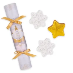 Winter Magic Frosted Vanilla Snowflakes & Stars Bath Fizzer