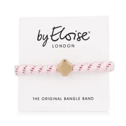 Woven Gold Quatrefoil